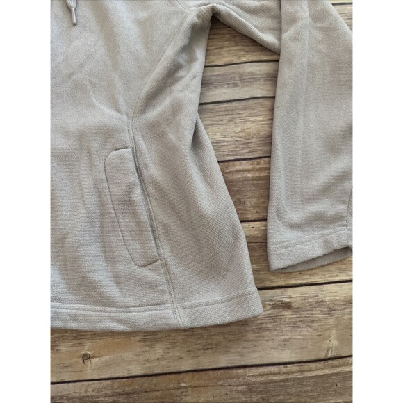 The North Face Polartec Womens Medium Full Zip Hoodie light gray - Picture 2 of 8